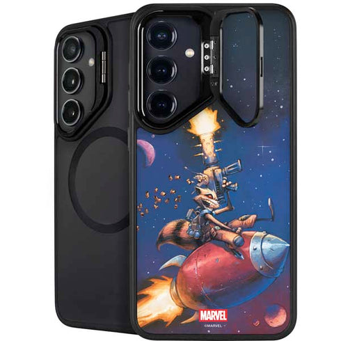 Marvel Rocket Raccoon Rocket Ride Galaxy S24 Kickstand Case